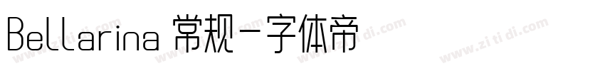 Bellarina 常规字体转换